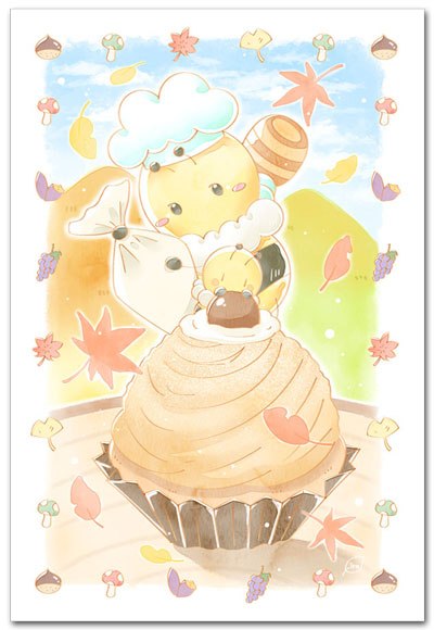 みつばちモンブラン