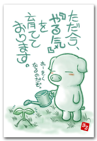 きを育てています