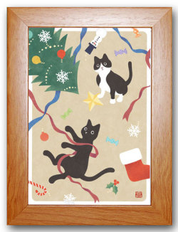 クリスマスねこ