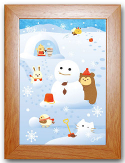 雪だるまづくり茶