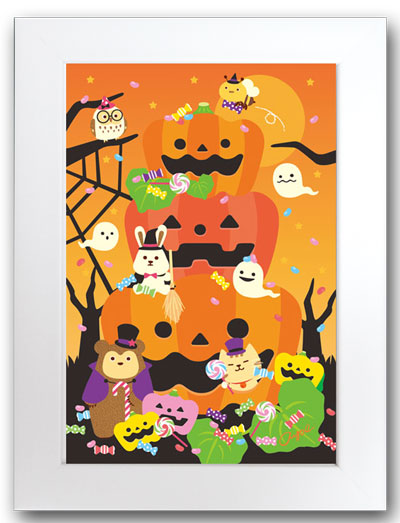 下間文恵イラスト入りフレーム ポストカード通販サイトの和道楽