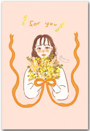 花束・女の子