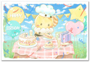 みつばちケーキお誕生会