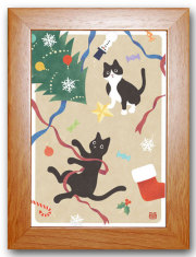 クリスマスねこ