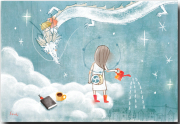 空の上では