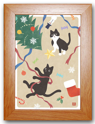 クリスマスねこ