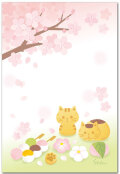 桜と和菓子