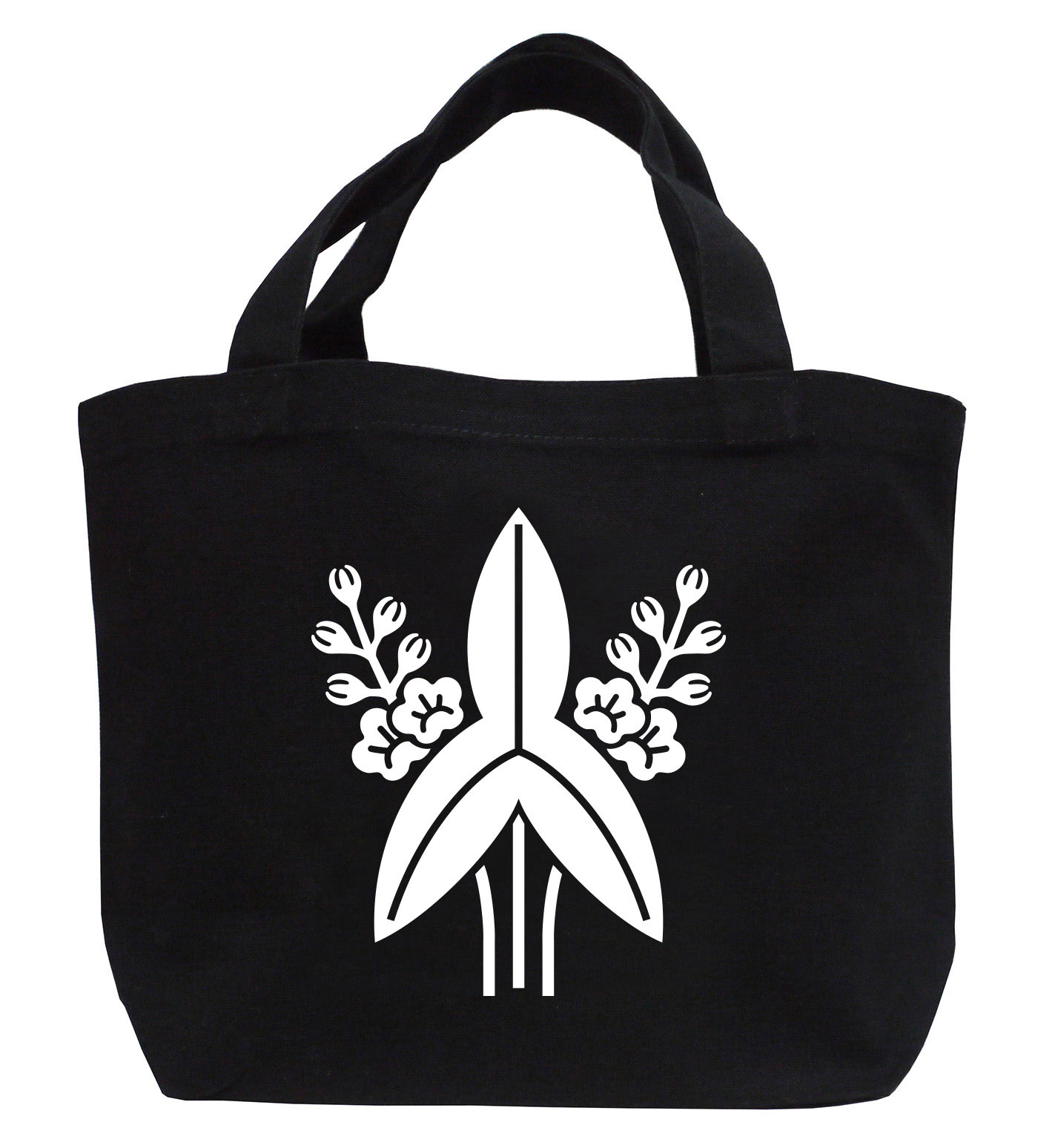 戦国武将家紋ミニトートバッグ【福島氏家紋「福島沢瀉」福島正則】【送料無料】