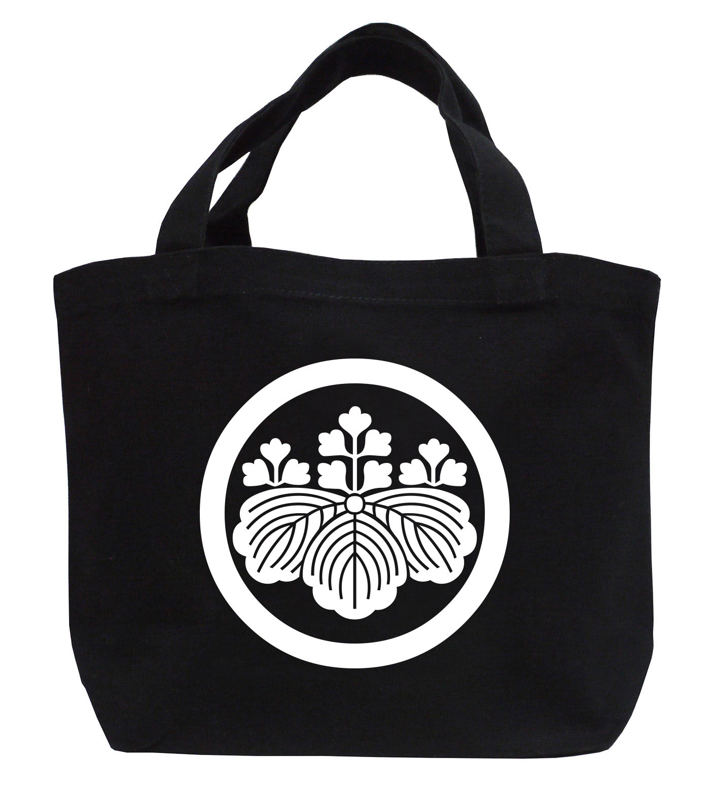 家紋ミニトートバッグ「丸に五三桐」【送料無料】