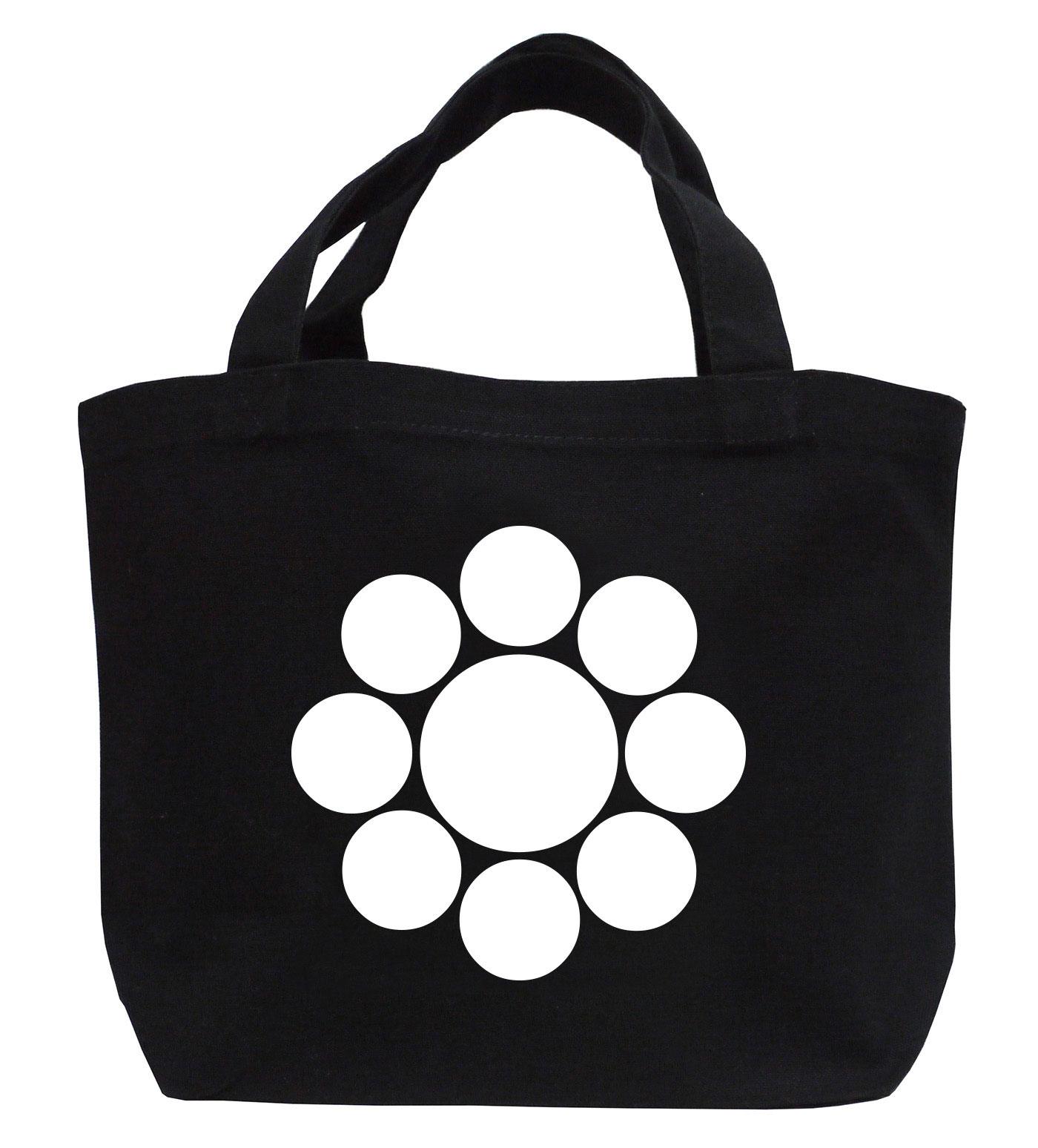 家紋ミニトートバッグ「九曜」【送料無料】