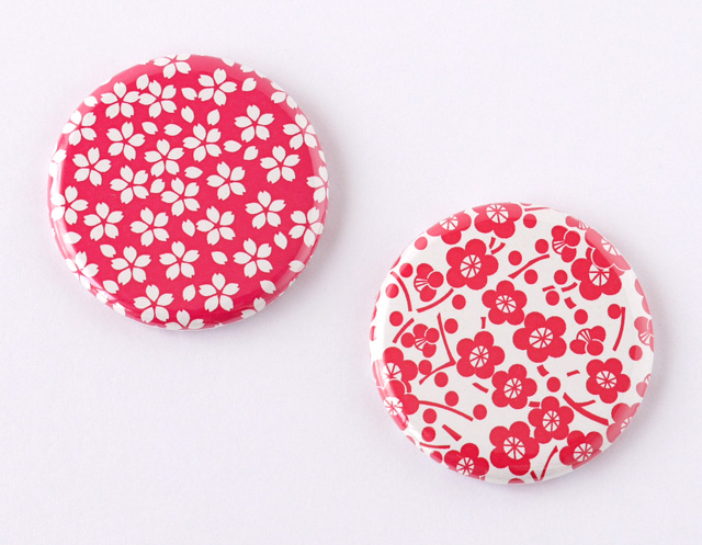 【缶バッジ】和文様1