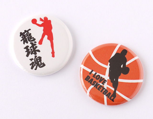 和柄tシャツ 和柄グッズ 戦国武将グッズの販売 和組 缶バッジ 籠球魂