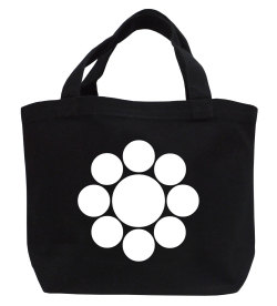家紋ミニトートバッグ「九曜」【送料無料】