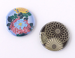 【缶バッジ】和柄・菊