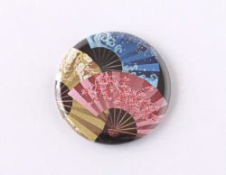 【缶バッジ】和柄・扇