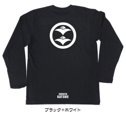 戦国武将家紋Tシャツ【柴田勝家「丸に二雁金」】（長袖）【送料無料】
