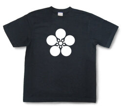 家紋Tシャツ「梅鉢」（半袖）【送料無料】