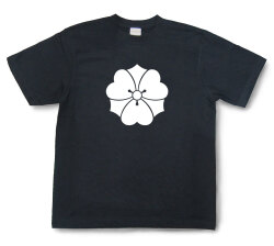 家紋Tシャツ「剣片喰」（半袖）【送料無料】