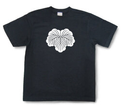 家紋Tシャツ「蔦」（半袖）【送料無料】