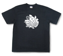 家紋Tシャツ「揚羽蝶」（半袖）【送料無料】