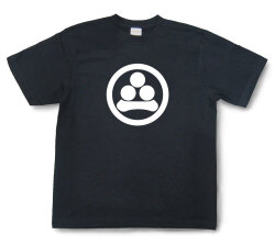 家紋Tシャツ「丸に渡辺星」（半袖）【送料無料】