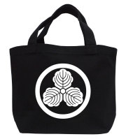 家紋ミニトートバッグ「丸に三つ柏」【送料無料】