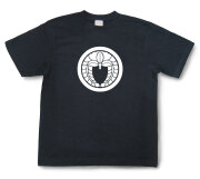 家紋Tシャツ「丸に下がり藤」（半袖）【送料無料】