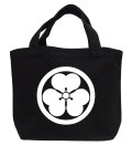 家紋ミニトートバッグ「丸に片喰」【送料無料】