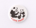 【缶バッジ】I LOVE PANDA