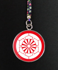 戦国武将家紋ストラップ（ドーム型）「榊原康政」