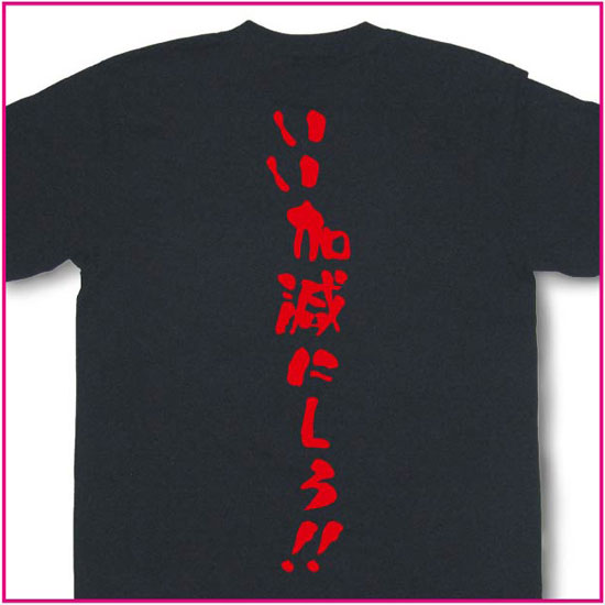 いい加減にしろ！！