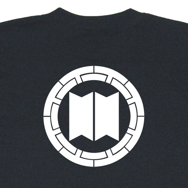 戦国武将家紋Tシャツ「服部正成（服部半蔵）」