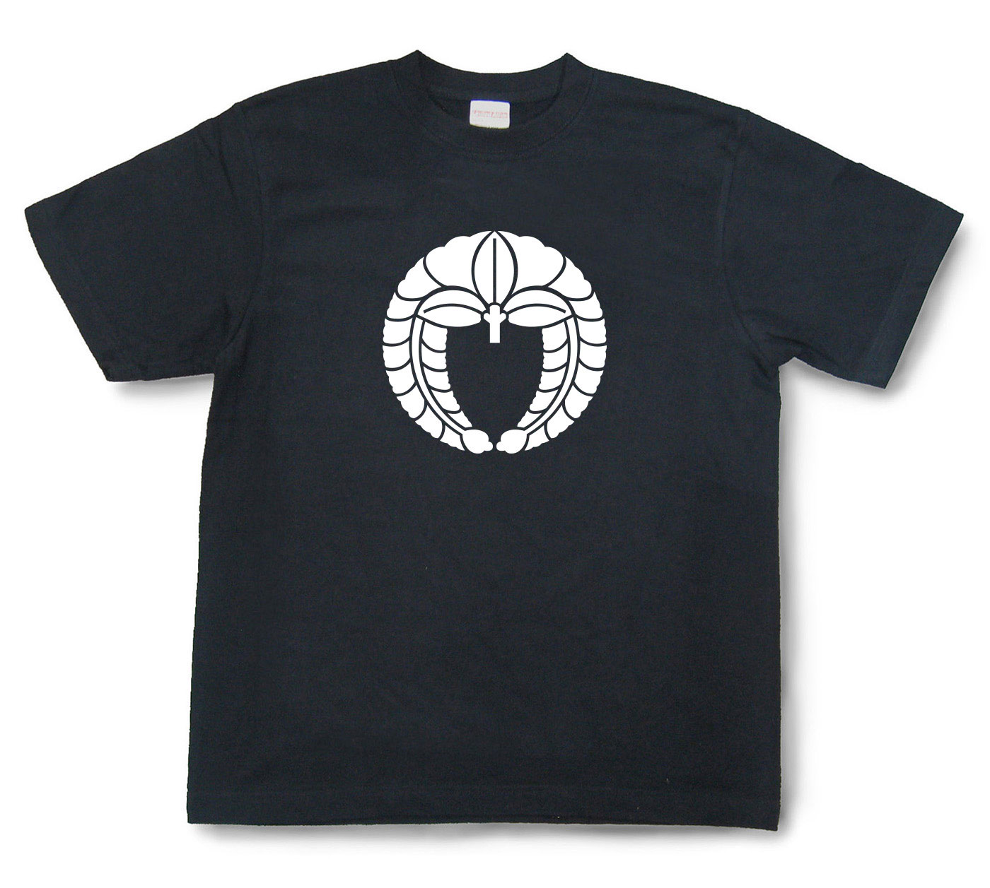 家紋Tシャツ「下がり藤」（半袖）【送料無料】