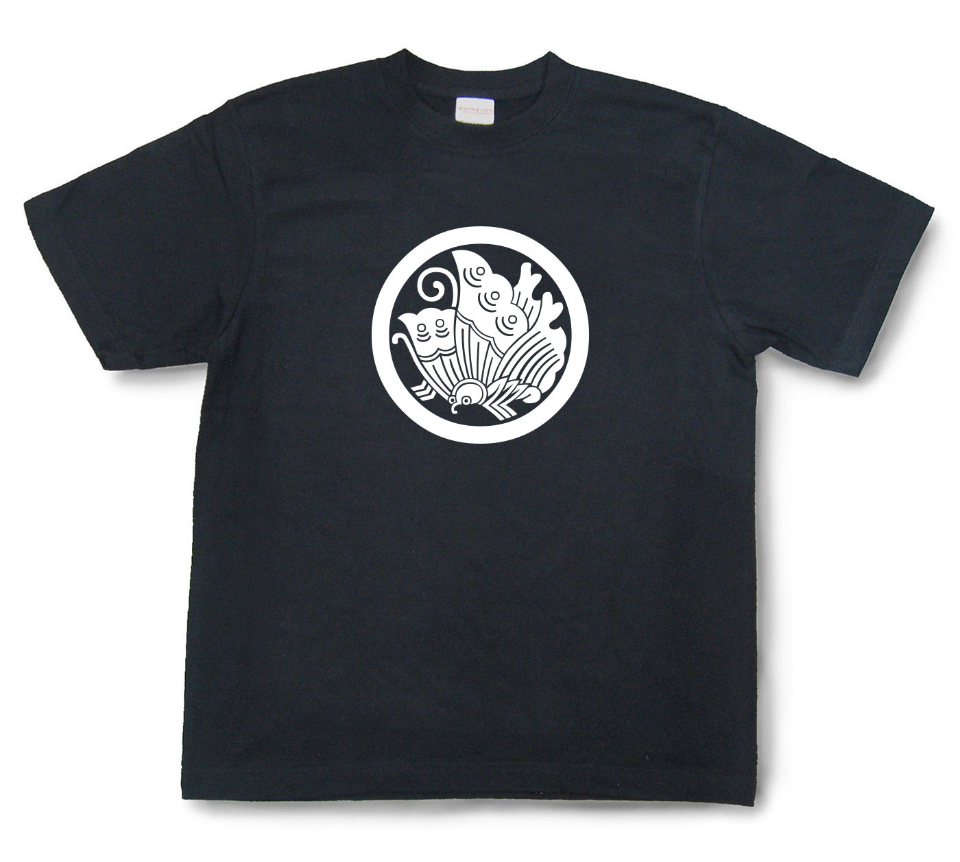 家紋Tシャツ「丸に揚羽蝶」（半袖）【送料無料】