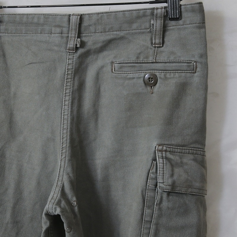 実物 USED ドイツ軍 モールスキンカーゴパンツ ジッパーフライ