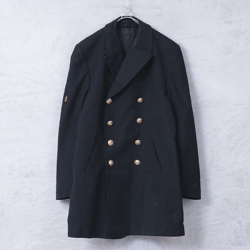 実物 USED ドイツ軍 NAVY オーバーコート【00786】【キャンペーン対象外】【T】 ミリタリー