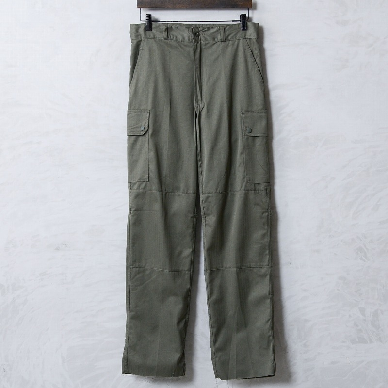 実物 新品 デッドストック フランス軍 F-1 カーゴパンツ ヘリンボーンツイル OD【01032】【T】【キャンペーン対象外】