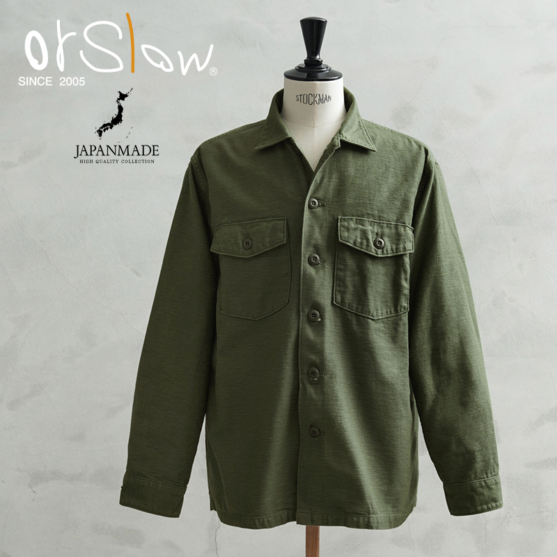 orSlow オアスロウ 03-8045 U.S ARMY L/S ファティーグシャツ 日本製【キャンペーン対象外】【T】