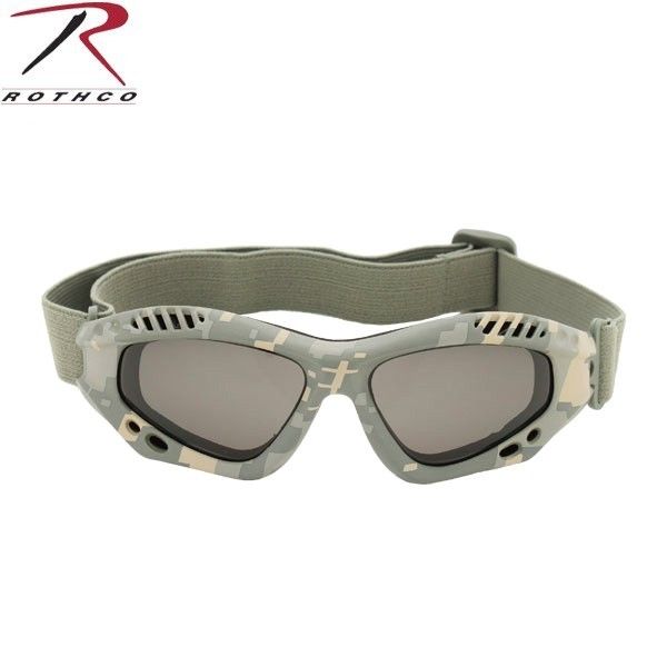 ★カートで割引対象品★ROTHCO ロスコ 10378 TACTICAL GOGGLES - ACU DIGITAL CAMO /CE タクティカルゴーグル【T】