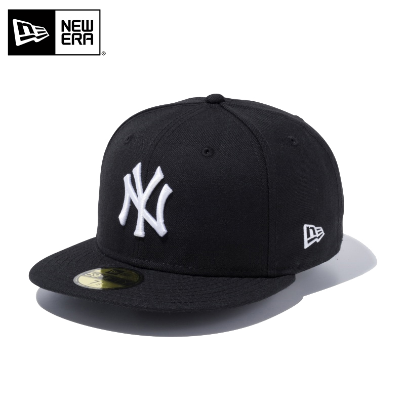 ★只今10％OFF★【メーカー取次】NEW ERA ニューエラ 59FIFTY MLB ニューヨーク・ヤンキース ブラックXホワイト キャップ 14525208【T】