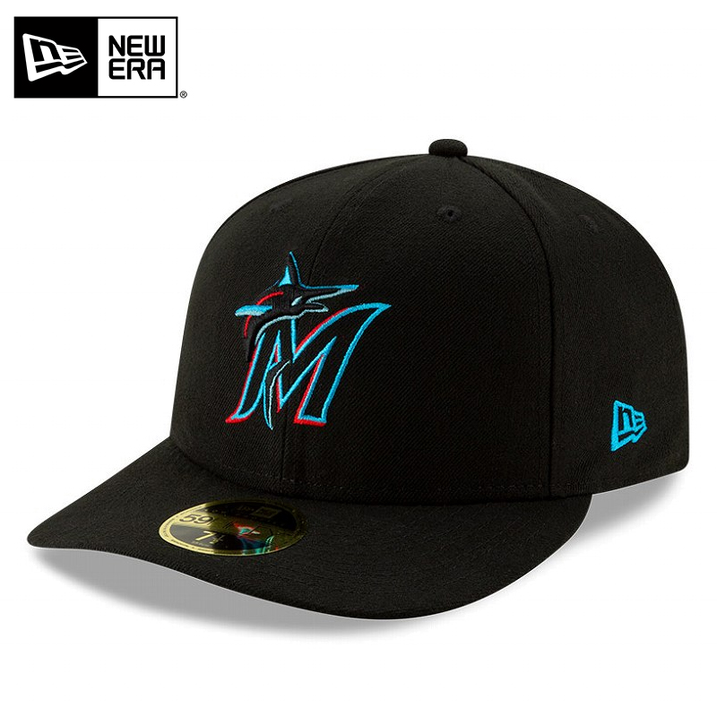 ★只今10％OFF★【メーカー取次】NEW ERA ニューエラ LP 59FIFTY MLB On-Field マイアミ・マーリンズ ゲーム キャップ 14524667【T】