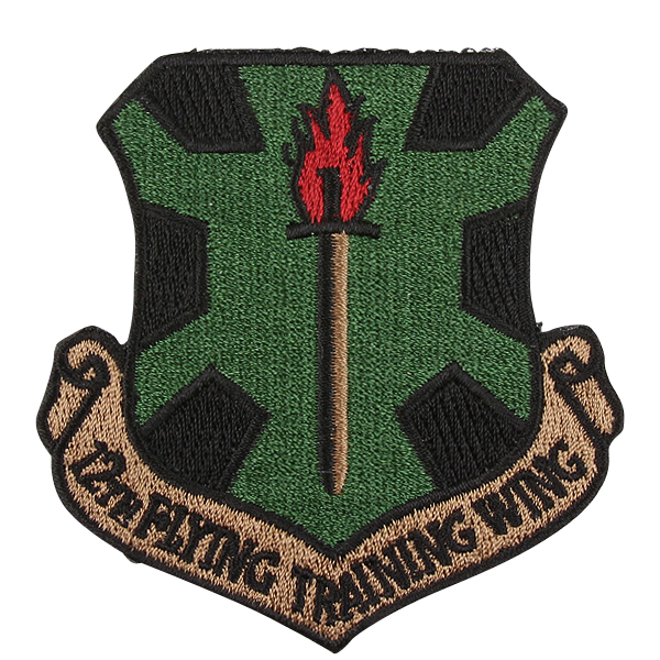 【ネコポス便対応】実物 新品 米軍12TH FLYING TRAINING WING パッチ #2 米軍放出品 ワッペン【キャンペーン対象外】【T】ミリタリー