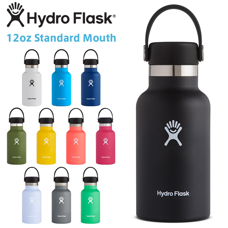 ★カートで割引対象品★ポイント2倍！HydroFlask ハイドロフラスク 5089011 ハイドレーション 12oz スタンダードマウス 保温ボトル【Sx】【T】