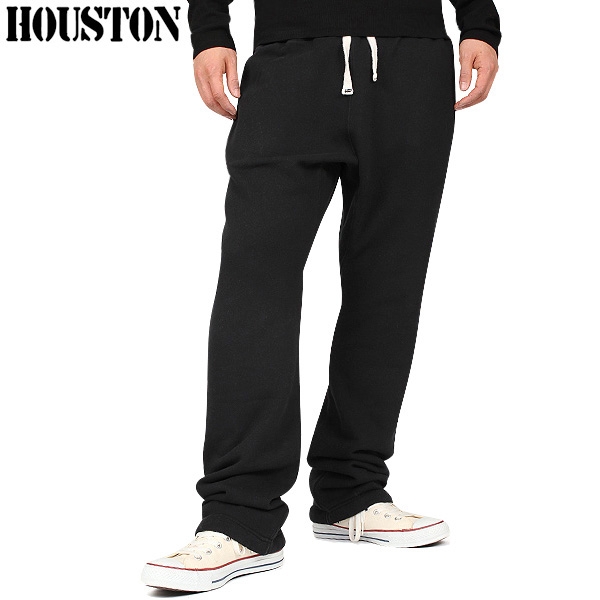 ☆大幅割引中☆WAIPER別注 HOUSTON ヒューストン U.S.ARMY ミリタリースウェットパンツ BLACK【T】【キャンペーン対象外】