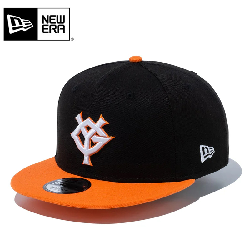 ★只今10％OFF★【メーカー取次】NEW ERA ニューエラ 14524930 9FIFTY 読売ジャイアンツ ブラック × ホワイト オレンジバイザー キャップ【キャンペーン対象外】【T】