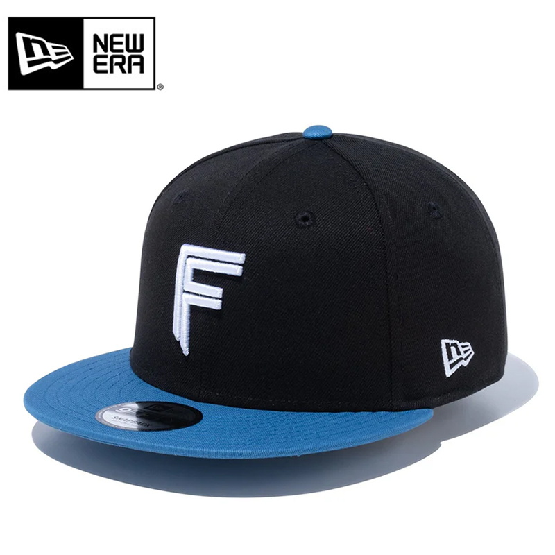 ★只今10％OFF★【メーカー取次】NEW ERA ニューエラ 14524936 9FIFTY 北海道日本ハムファイターズ ブラック × ホワイト ブルーバイザーク キャップ【キャンペーン対象外】【T】