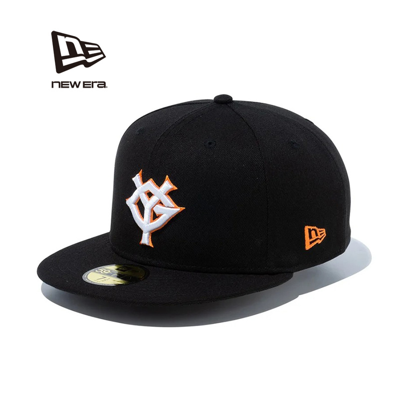 【メーカー取次】NEW ERA ニューエラ 14525163 59FIFTY 読売ジャイアンツ ブラック×ホワイト/オレンジ キャップ【キャンペーン対象外】【R】