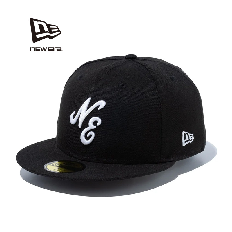【メーカー取次】NEW ERA ニューエラ 14525213 59FIFTY クラシックロゴ ブラック × ホワイト キャップ【キャンペーン対象外】【R】