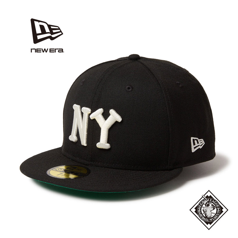 【即日出荷対応】NEW ERA ニューエラ 14668136 59FIFTY ニグロリーグ ニューヨーク・ブラックヤンキース ブラック キャップ【キャンペーン対象外】【T】