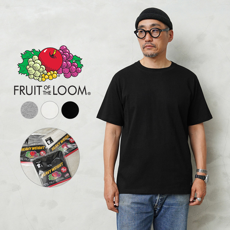 ★カートで割引対象品★【即日出荷対応】FRUIT OF THE LOOM フルーツオブザルーム 14668900 ヘビーオンス S/S パック クルーネック Tシャツ【T】